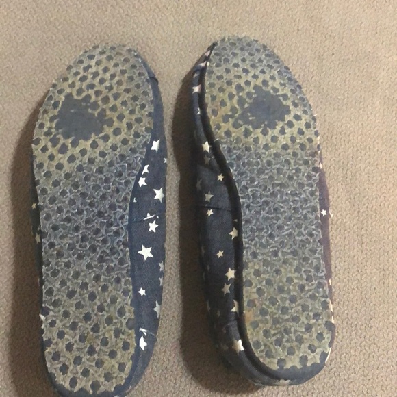 Chambray TOMS with silver stars - Picture 4 of 4